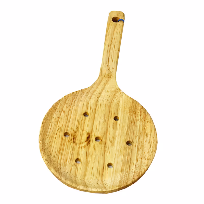 کفگیر مدل چوبی گرد Classic کد Sp19 | کالا مکس