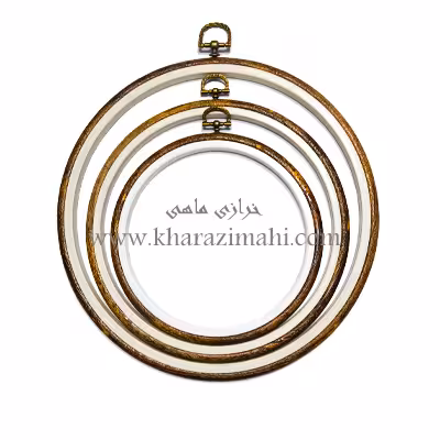 کارگاه گلدوزی ژله ای گرد طرح چوب