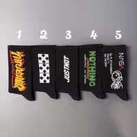 جوراب ساقدار الیت نوشته دار سری All Black