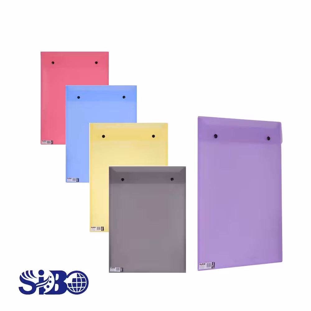 پوشه دکمه دار پاپکو A3 ارکیده کد 124