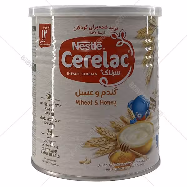 سرلاک گندم و عسل به همراه شیر نستله | NESTLE-CERELAC HONEY