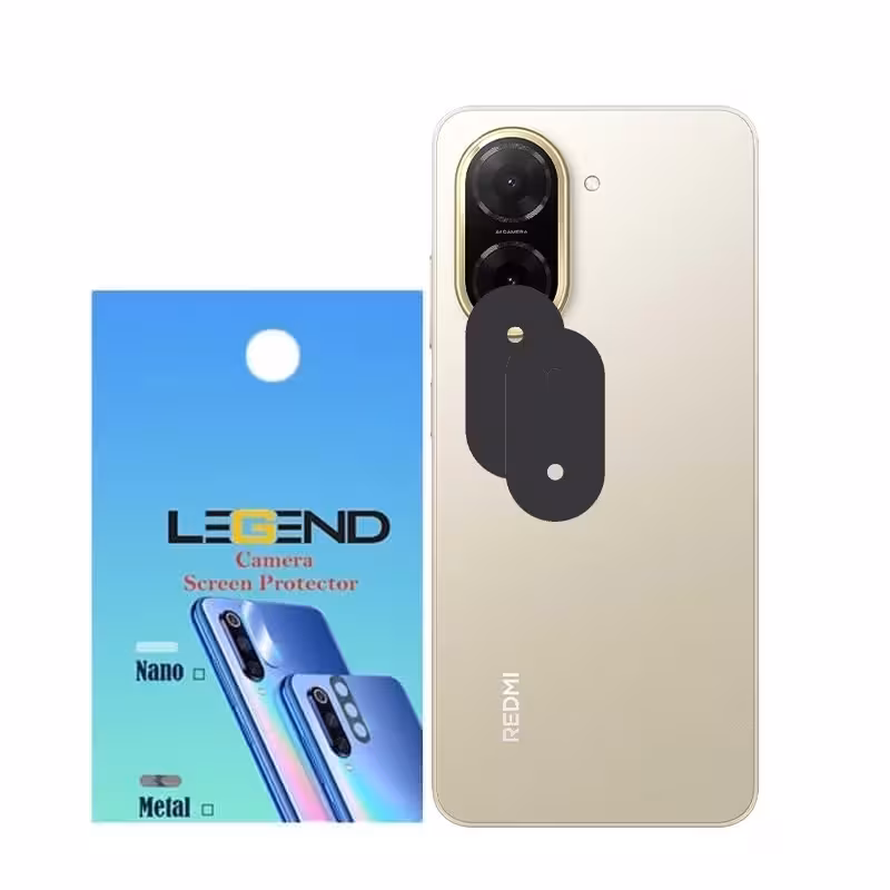 محافظ لنز دوربین لجند مدل قابدار مناسب برای موبایل شیائومی Redmi A5 بسته 2 عددی