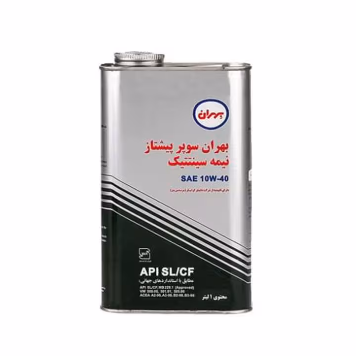روغن موتور 10W-40 بهران مدل سوپر پیشتاز SL حجم 1 لیتر