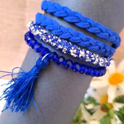 دستبند چندلایه رنگی