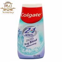 خمیر دندان 2 در 1 سفید کننده و دهانشویه Colgate Icy Blast