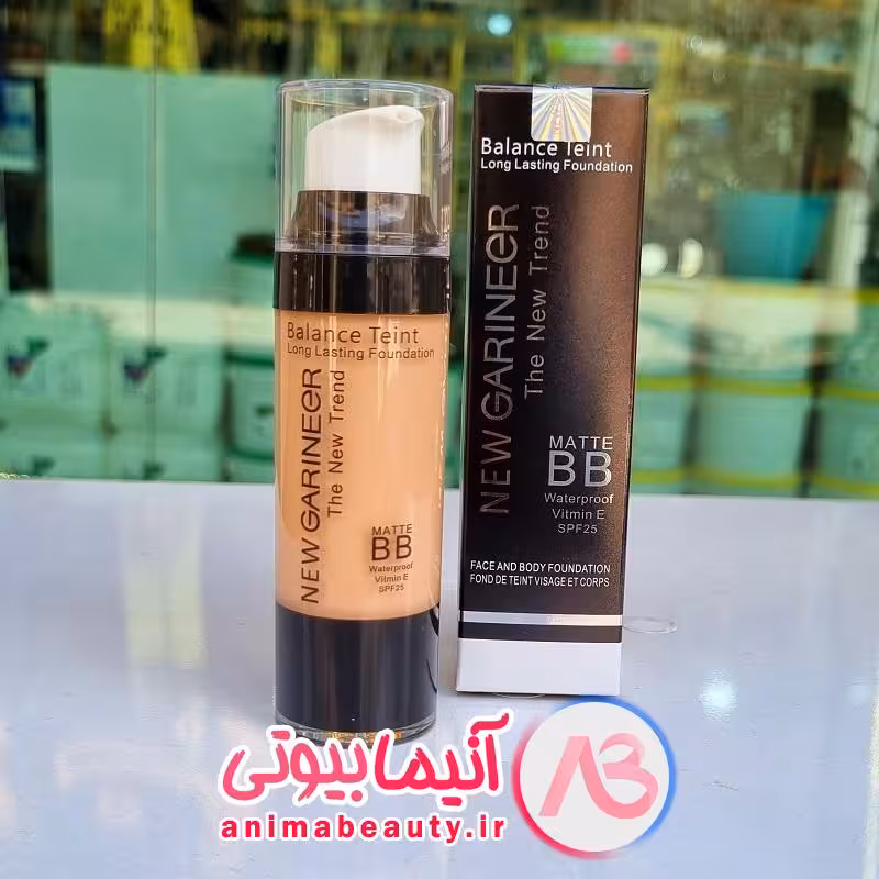 بی بی کرم گارنیر با پوشش مات و مخملی ضد آب اس پی اف 25 اورجینال