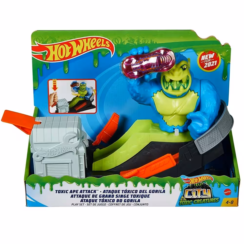 گاراژ گوریل هات ویلز Hot Wheels Gorilla Garage GTT66