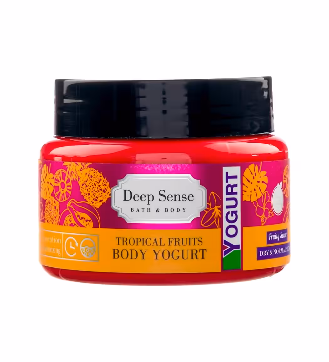 ماست بدن (کرم ژل آبرسان بدن) میوه ای مناسب پوست خشک و نرمال دیپ سنس