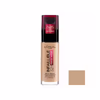 کرم پودر لورآل (LOREAL) مدل INFAILLIBLE 32 H شماره 140 رنگ GOLDEN BEIGE با حجم 30 میلی لیتر