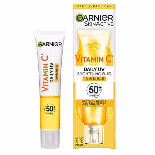 کرم ضدآفتاب فرانسوی گارنیر Garnier – Görünmez Doku فلوئیدی با SPF50 حاوی ویتامین سی 40 میل