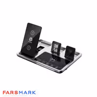 شارژر رومیزی وایرلس گرین لاین مدل Green Lion 4 in 1 Wireless Charging Station 15W