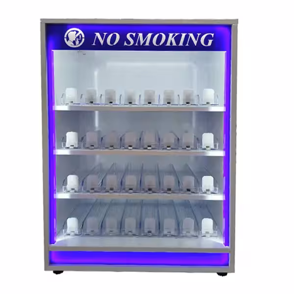 استند سیگار تباکو 32 باکس فلزی رومیزی قرمز لوگو اختصاصی