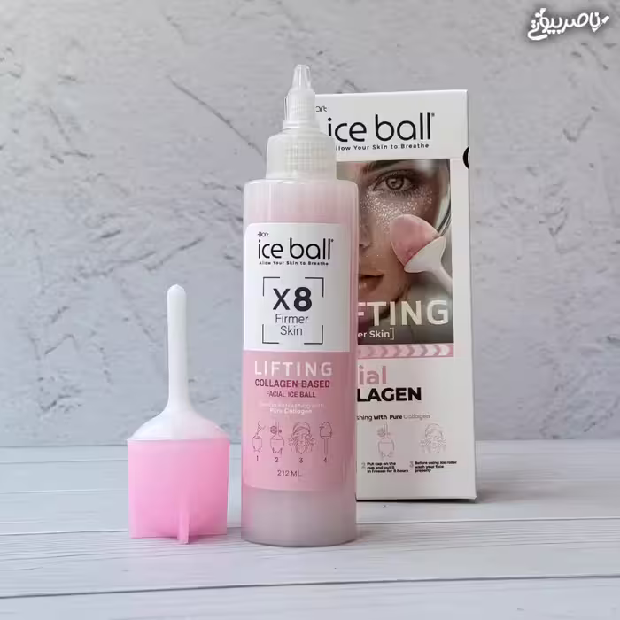 ژل آبرسان کلاژن لیفتینگ صورت آیس بال