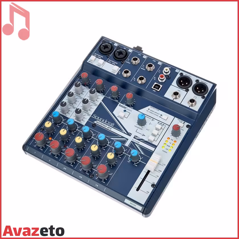 میکسر ساند کرافت Soundcraft Notepad-8FX