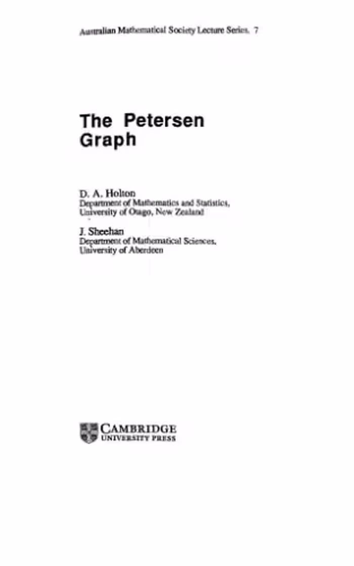 خرید و دانلود نسخه کامل کتاب The Petersen graph
