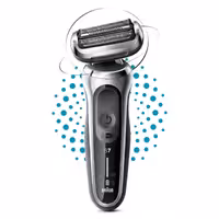 ماشین اصلاح براون آلمان سری 7 جدید مدل S1000s، بی‌سیم، با فناوری AutoSense، انعطاف‌پذیری 360 درجه، EasyClick، مناسب برای استفاده مرطوب و خشک