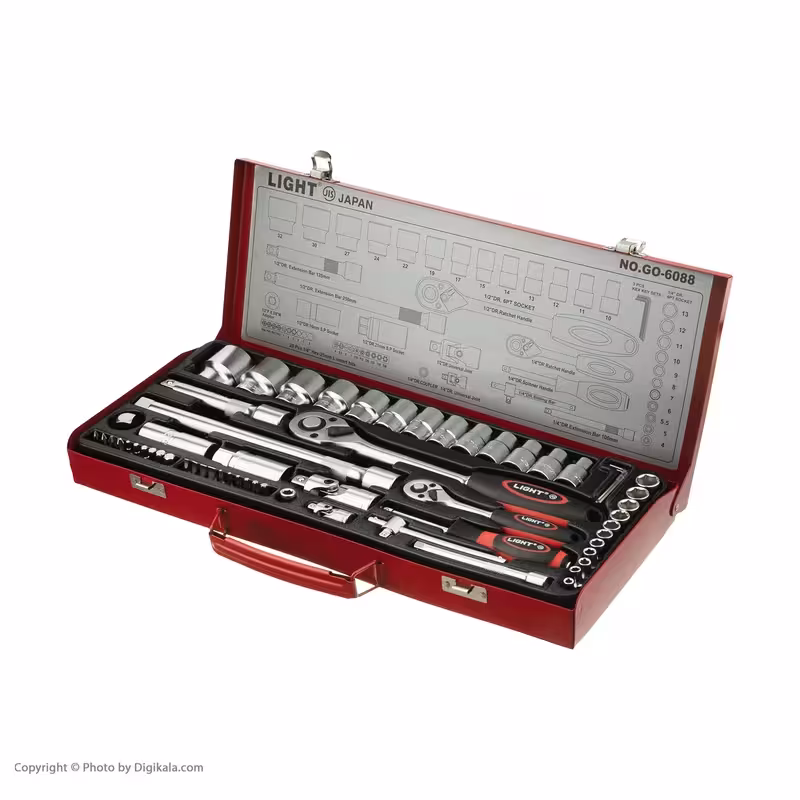 جعبه بکس 60 پارچه لایت مدل 6088