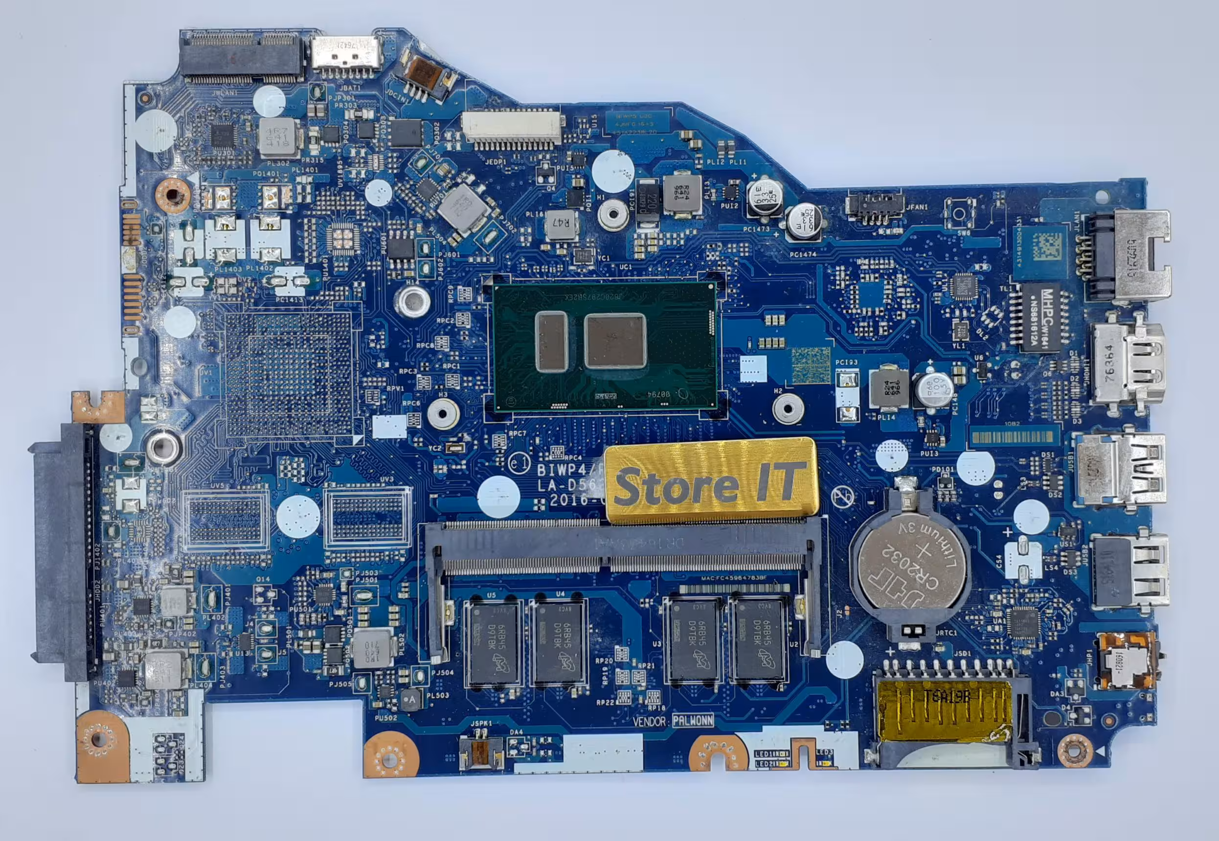 مادربرد لپ تاپ لنوو IdeaPad 110-15ISK | LA-D562p | پردازنده Pentium | رم 4GB | اینتلی