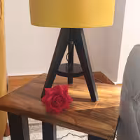 آباژور چوبی رومیزی دکوری خور پس کرایه 