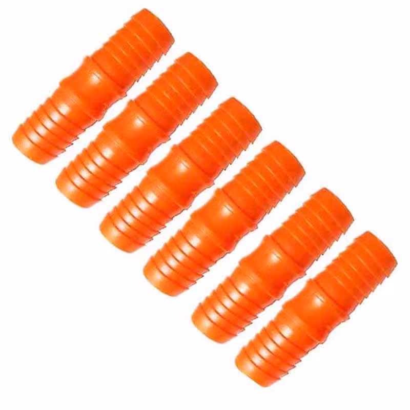 رابط شیلنگ سایز ا اینچ پلاستیکی با طول 10 سانت 6 عددی OHRS-002