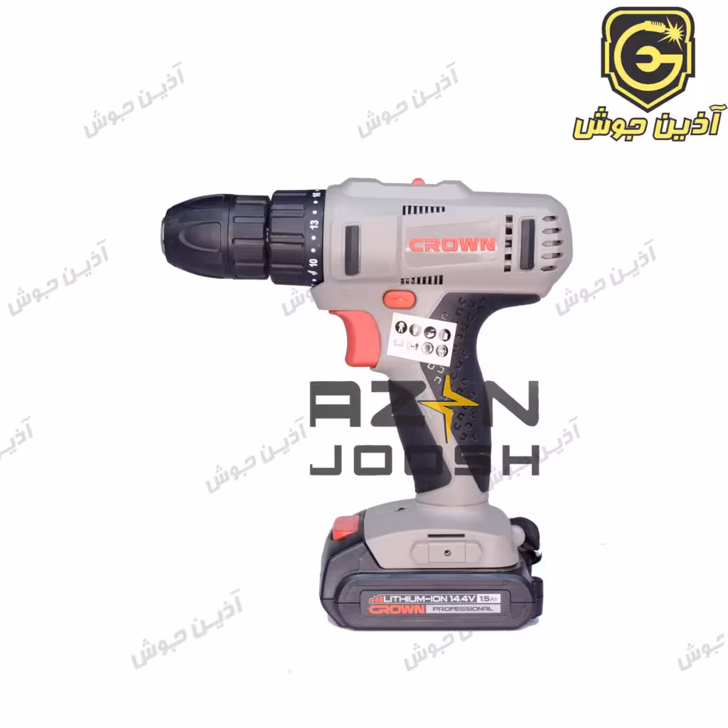 دریل شارژی 14 ولت کرون Crown مدل CT21055L