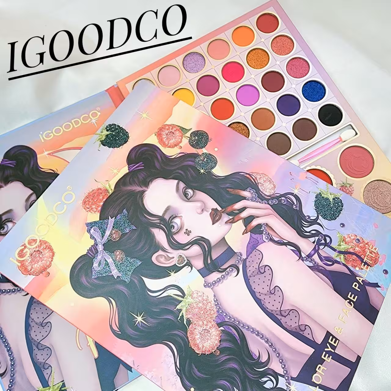 سایه دختر مو مشکی 38 رنگ IGOODCO