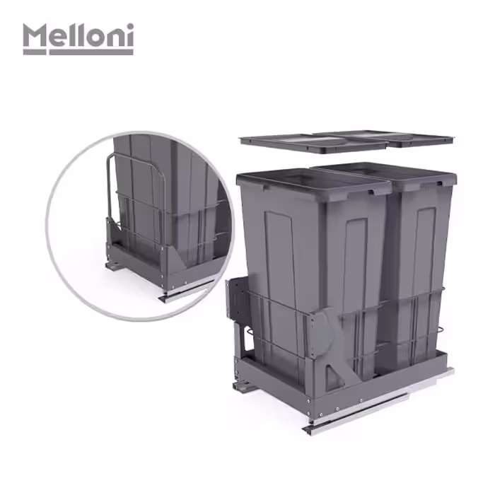 سطل 2 قلو Free Style ملونی 9028 - یراقینو فروش یراق آلات کابینت و درب