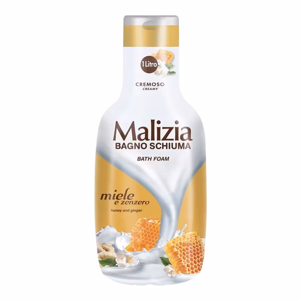 شامپو بدن Malizia مالیزیا مدل عسل و زنجبیل حجم 1000 میل