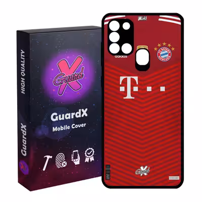 کاور گارد ایکس طرح بایرن مونیخ مدل CHL50384 مناسب برای گوشی موبایل سامسونگ Galaxy A21s