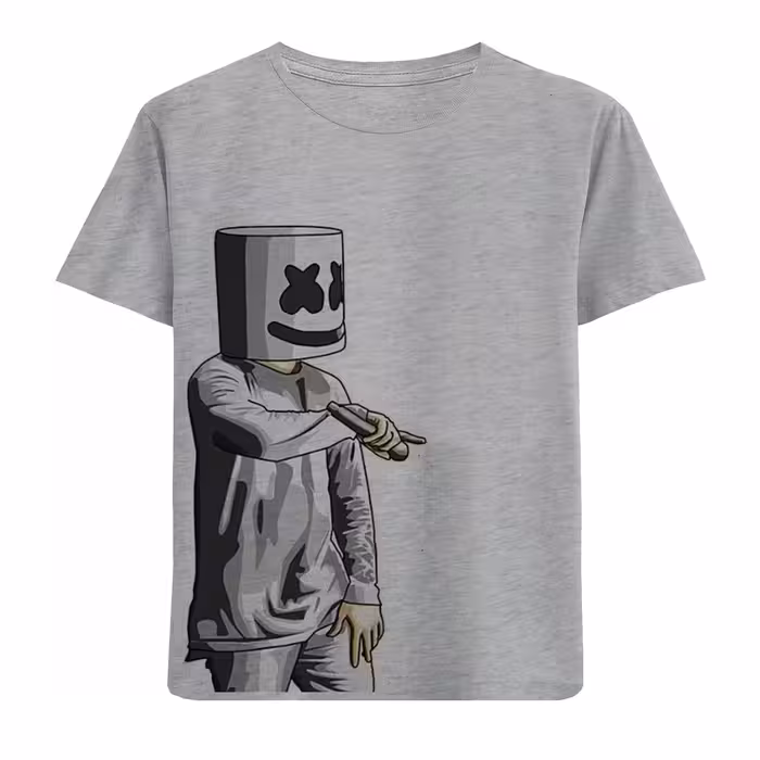 تی شرت آستین کوتاه بچگانه مدل آدمک F638