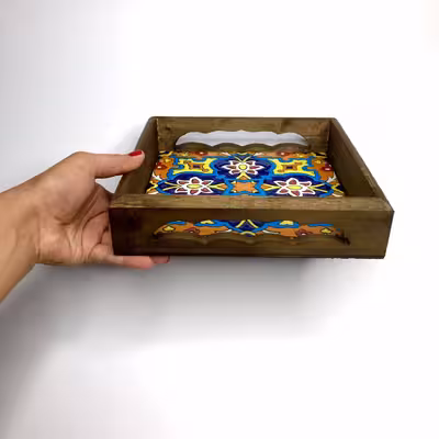 سینی کاشی کاری مدل a1