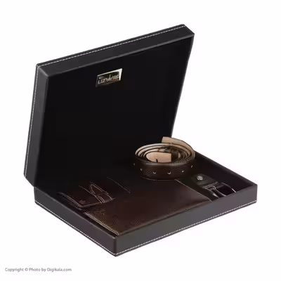 ست هدیه لیزارد مدل چرم طبیعی SN-LTLZ-2203-1