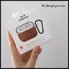 کاور کی فون مدل Leather مناسب برای کیس اپل AirPods Pro به همراه بند آویز