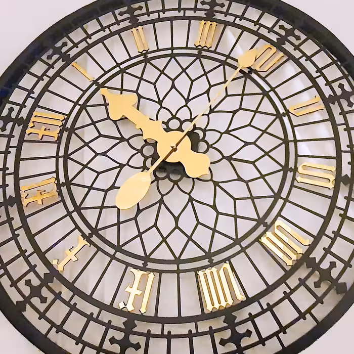 ساعت دیواری پرشیا سازه استیل مدل r64s108