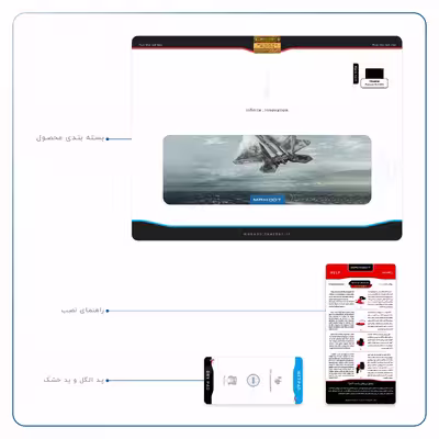 برچسب پوششی ماهوت مدل F-22 Raptor مناسب برای تبلت هوآوی Matepad 10.4 2020 BAH3-L09