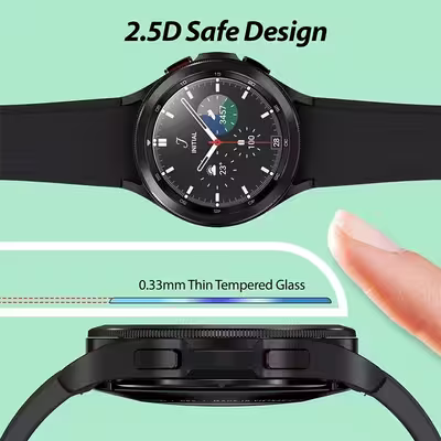 محافظ صفحه نمایش لاین مدل RB007 مناسب برای ساعت هوشمند سامسونگ Galaxy Watch 4 Classic 46mm بسته دو عددی