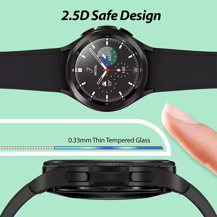 محافظ صفحه نمایش لاین مدل RB007 مناسب برای ساعت هوشمند سامسونگ Galaxy Watch 4 Classic 46mm بسته دو عددی