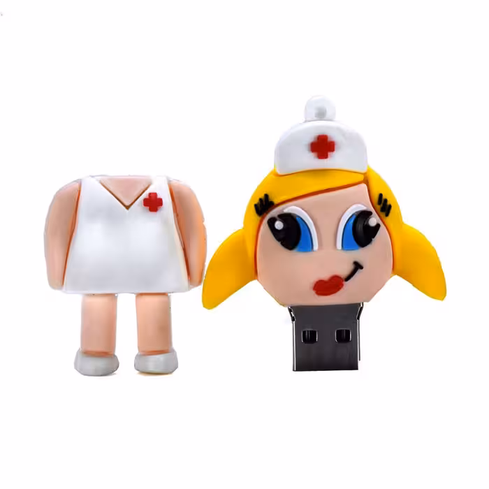 فلش مموری طرح دختر پرستار مدل UL-Nurse ظرفیت 64 گیگابایت