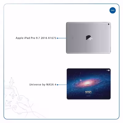 برچسب پوششی ماهوت مدل Universe-by-NASA-4 مناسب برای تبلت اپل iPad Pro 9.7 2016 A1675