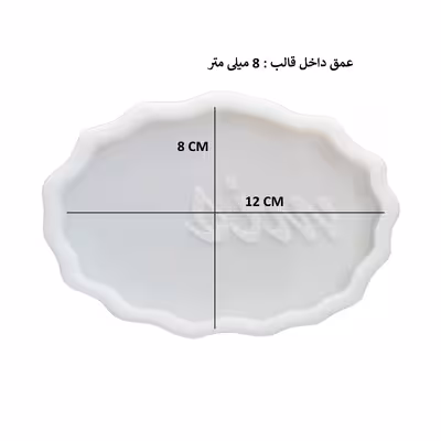 قالب رزین مدل زیر لیوانی ست عاشقانه خانم و آقا کد مجموعه دو عددی