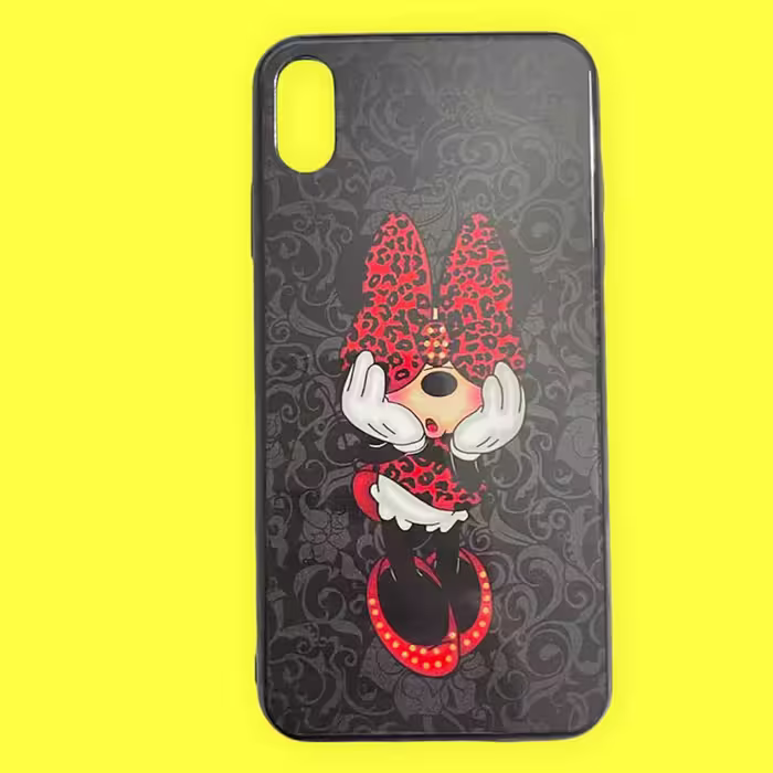 کاور طرح میکی موس مدل FANT8 مناسب برای گوشی موبایل اپل IPHONE X/ XS به همراه پایه نگهدارنده