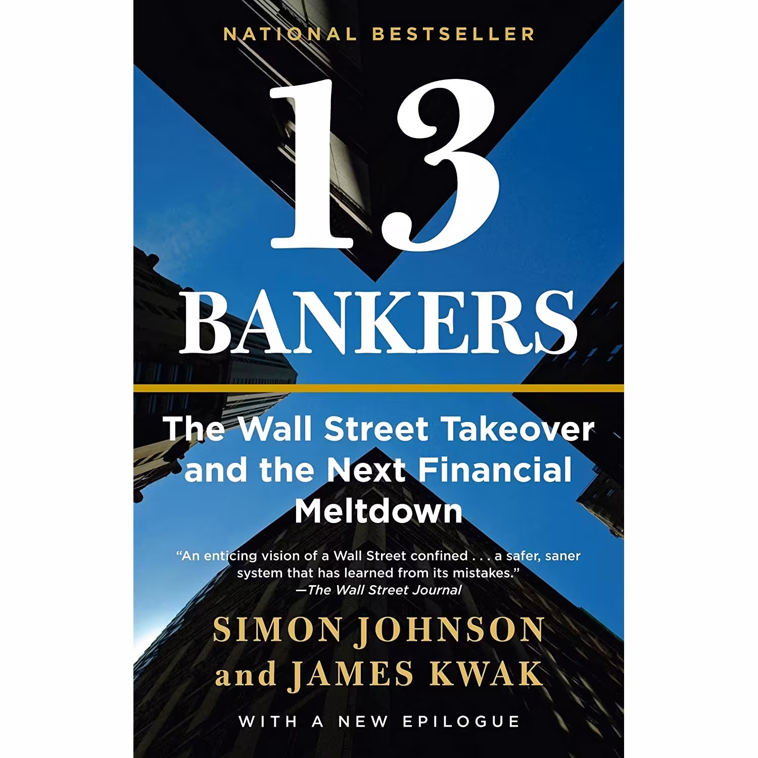 کتاب 13 Bankers اثر Simon Johnson and James Kwak انتشارات Vintage