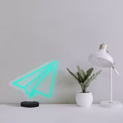 چراغ رومیزی ریموت دار مدل GL_TBL-GLASS