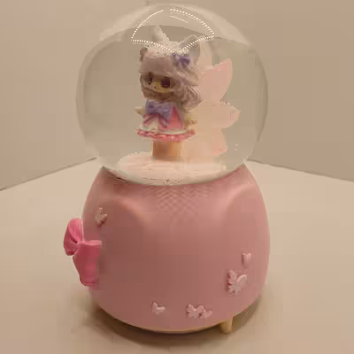 گوی موزیکال مدل پمپی دختر و درخت جادویی