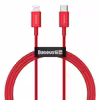 کابل تبدیل USB به لایتنینگ باسئوس مدل CALYS طول 1.5متر
