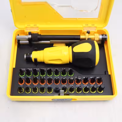 سری پیچ گوشتی و پیچ گوشتی سامکو  کد YPR-034 مجموعه 34 عددی