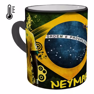 ماگ حرارتی مدل دسته قلبی طرح نیمار کد 87