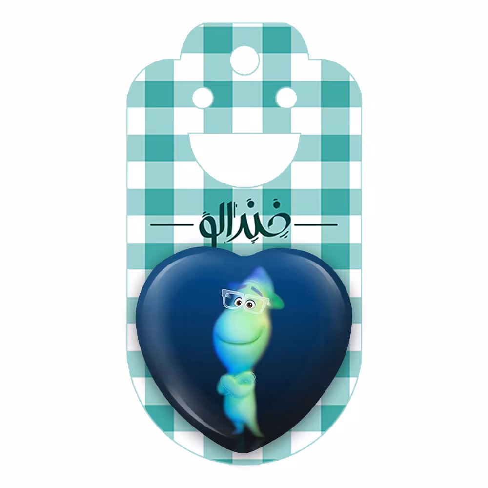 پیکسل خندالو طرح انیمیشن روح مدل قلبی کد 3391