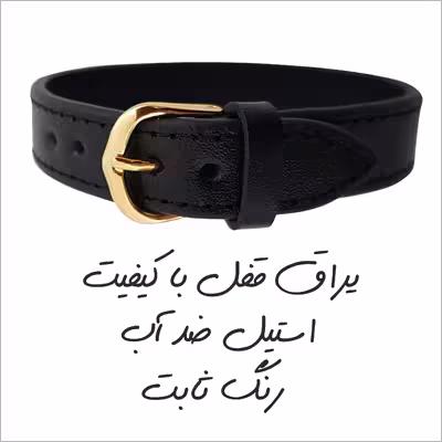 دستبند گيلواره زراوشان مدل چرم طرح ماییم و نوای بی نوایی کد CH24