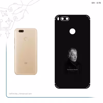 برچسب پوششی ماهوت مدل Portrait of a European Woman مناسب برای گوشی موبایل شیائومی Mi A1